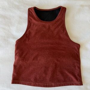 Vuori Women's Burgundy Tank Top with bra
